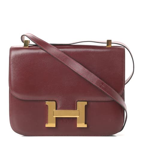 HERMES Box Constance 23 Rouge H 777119 